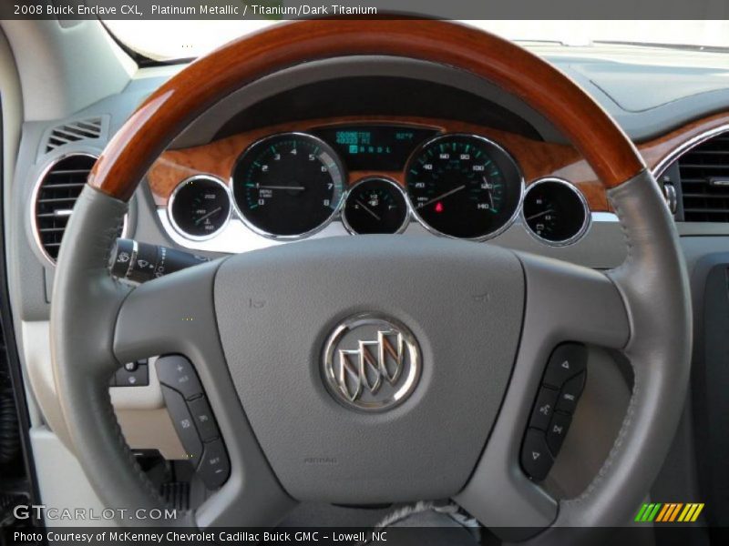 Platinum Metallic / Titanium/Dark Titanium 2008 Buick Enclave CXL