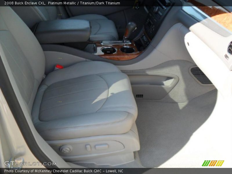 Platinum Metallic / Titanium/Dark Titanium 2008 Buick Enclave CXL