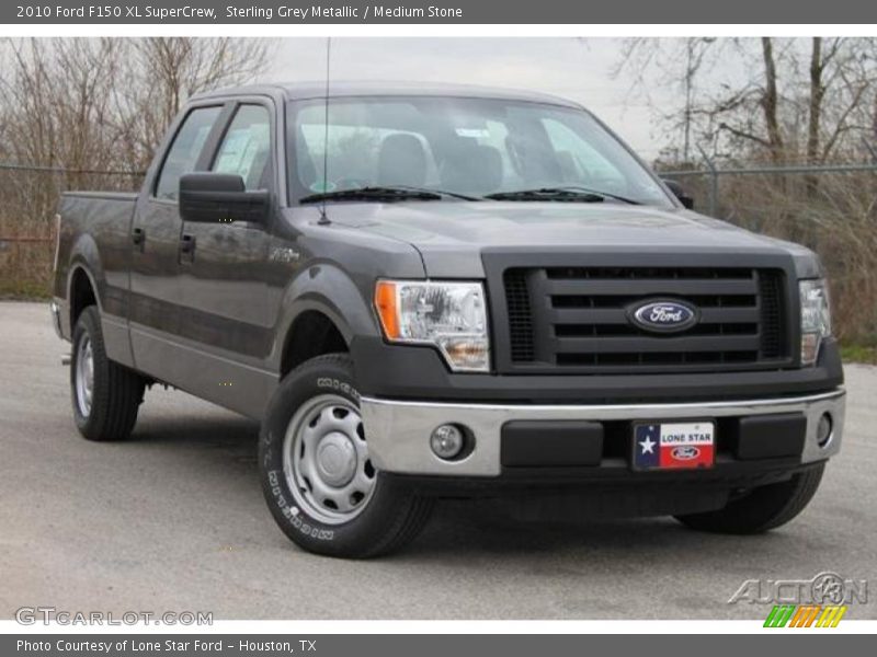 Sterling Grey Metallic / Medium Stone 2010 Ford F150 XL SuperCrew