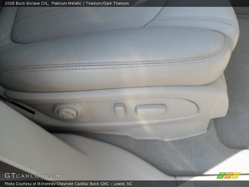 Platinum Metallic / Titanium/Dark Titanium 2008 Buick Enclave CXL