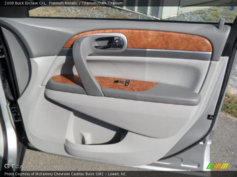 Platinum Metallic / Titanium/Dark Titanium 2008 Buick Enclave CXL