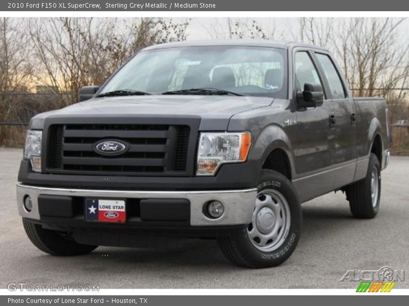Sterling Grey Metallic / Medium Stone 2010 Ford F150 XL SuperCrew
