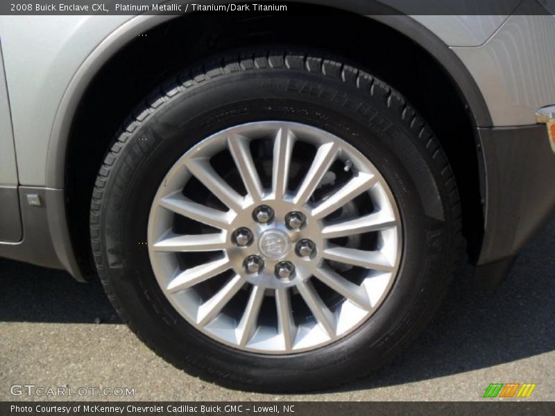 Platinum Metallic / Titanium/Dark Titanium 2008 Buick Enclave CXL