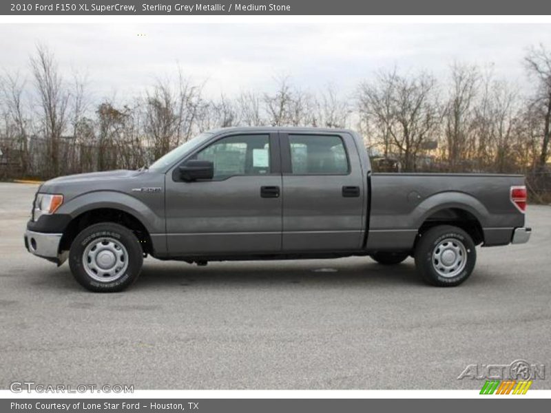 Sterling Grey Metallic / Medium Stone 2010 Ford F150 XL SuperCrew