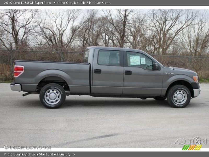 Sterling Grey Metallic / Medium Stone 2010 Ford F150 XL SuperCrew
