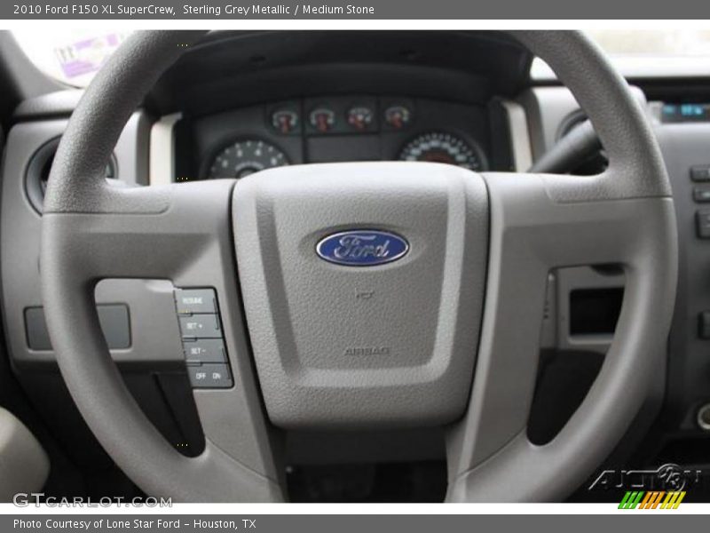 Sterling Grey Metallic / Medium Stone 2010 Ford F150 XL SuperCrew