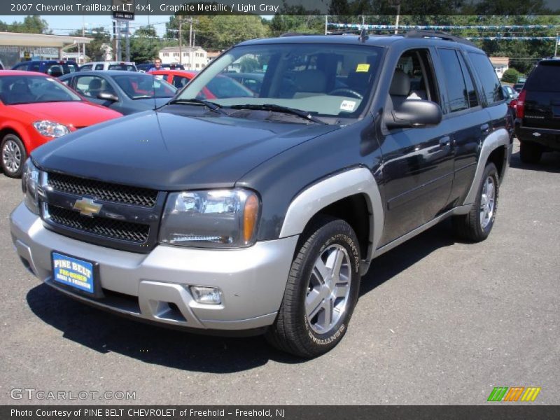 Graphite Metallic / Light Gray 2007 Chevrolet TrailBlazer LT 4x4