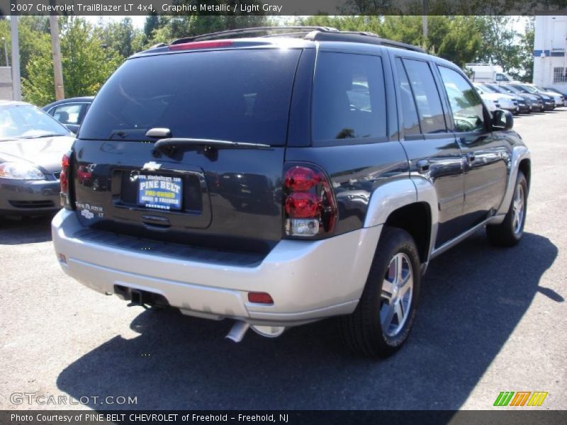 Graphite Metallic / Light Gray 2007 Chevrolet TrailBlazer LT 4x4