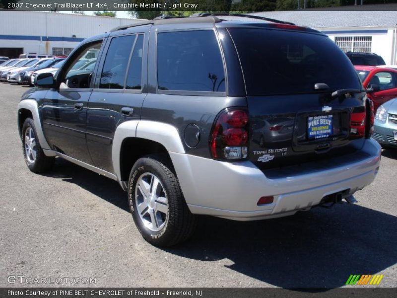 Graphite Metallic / Light Gray 2007 Chevrolet TrailBlazer LT 4x4
