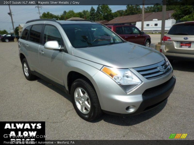 Majestic Silver Metallic / Grey 2007 Suzuki XL7 AWD