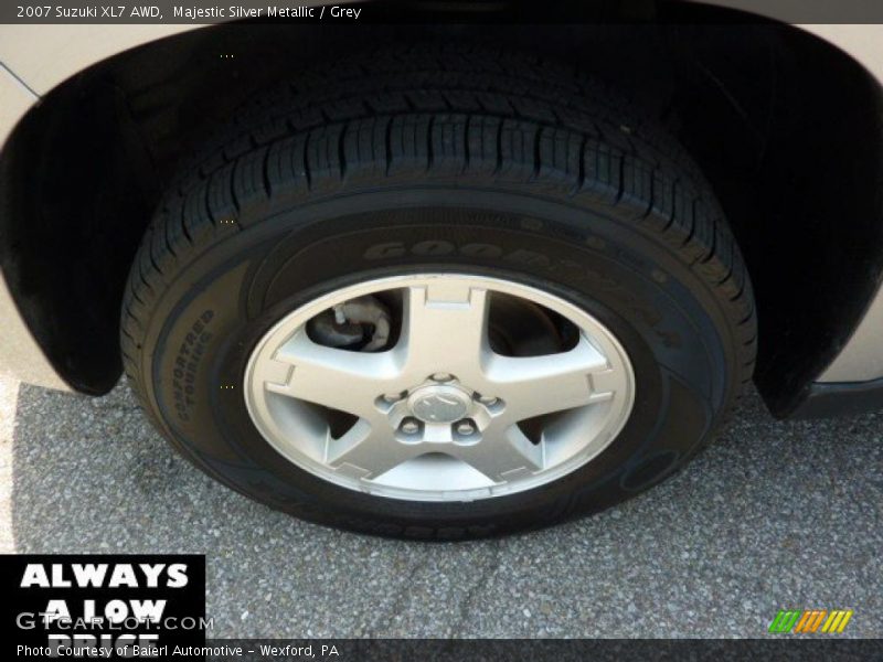 Majestic Silver Metallic / Grey 2007 Suzuki XL7 AWD