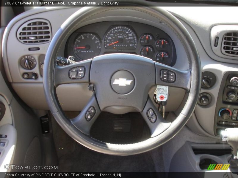 Graphite Metallic / Light Gray 2007 Chevrolet TrailBlazer LT 4x4