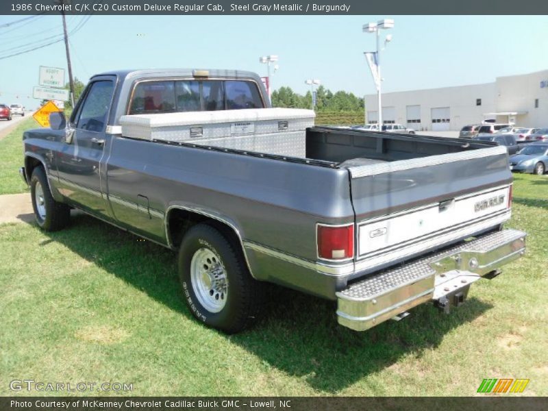  1986 C/K C20 Custom Deluxe Regular Cab Steel Gray Metallic