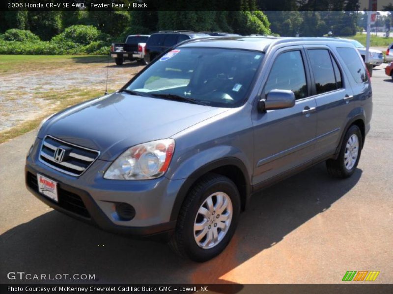 Pewter Pearl / Black 2006 Honda CR-V SE 4WD