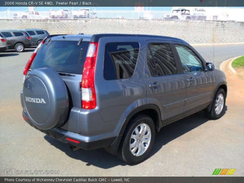 Pewter Pearl / Black 2006 Honda CR-V SE 4WD