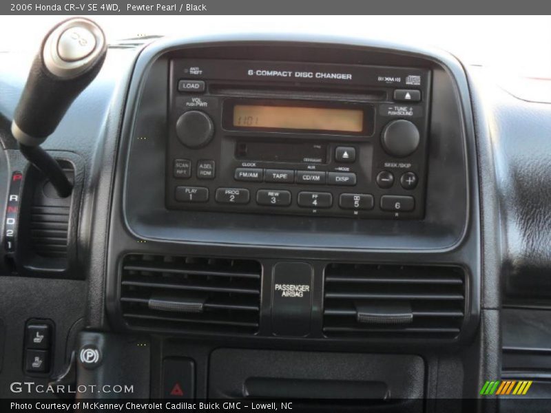 Pewter Pearl / Black 2006 Honda CR-V SE 4WD