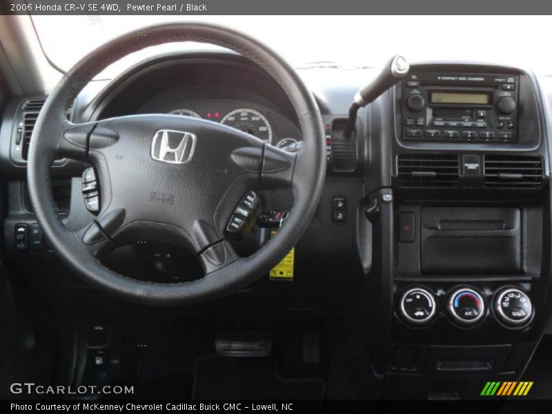 Pewter Pearl / Black 2006 Honda CR-V SE 4WD