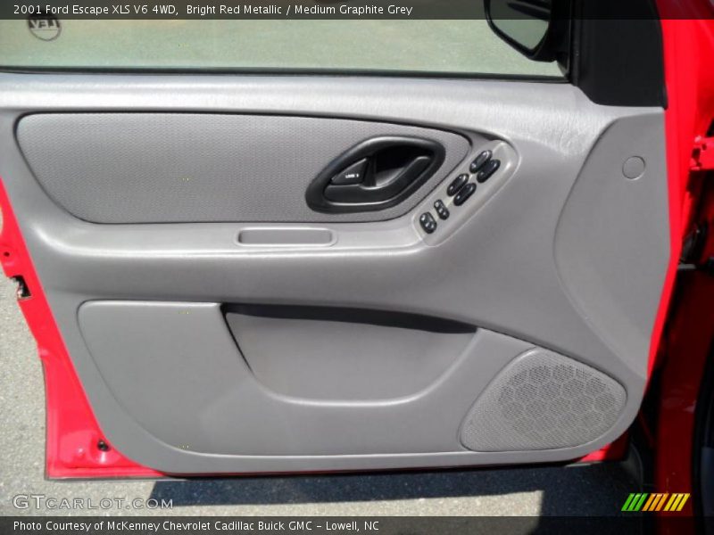 Bright Red Metallic / Medium Graphite Grey 2001 Ford Escape XLS V6 4WD