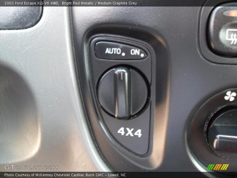 Bright Red Metallic / Medium Graphite Grey 2001 Ford Escape XLS V6 4WD