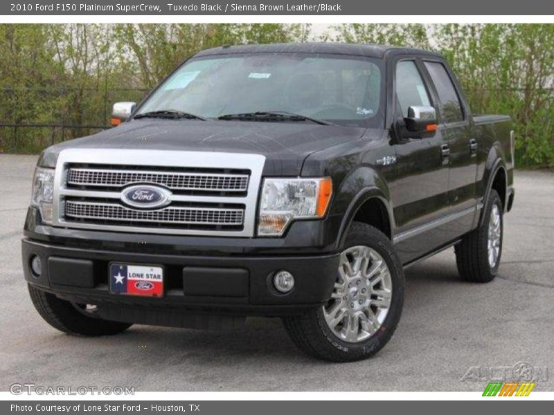 Tuxedo Black / Sienna Brown Leather/Black 2010 Ford F150 Platinum SuperCrew