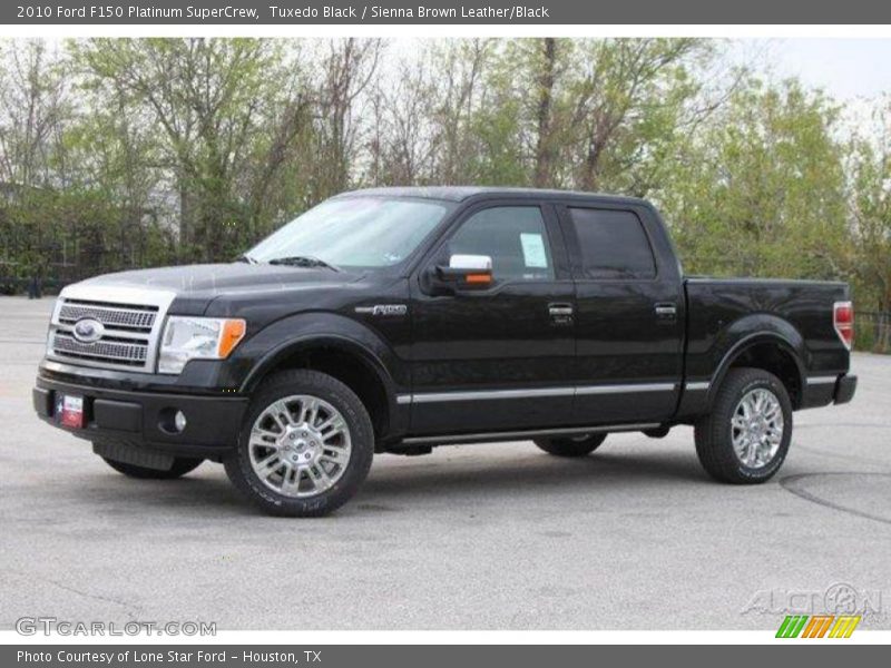 Tuxedo Black / Sienna Brown Leather/Black 2010 Ford F150 Platinum SuperCrew