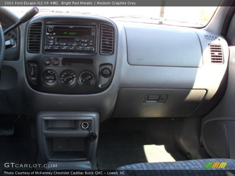 Bright Red Metallic / Medium Graphite Grey 2001 Ford Escape XLS V6 4WD
