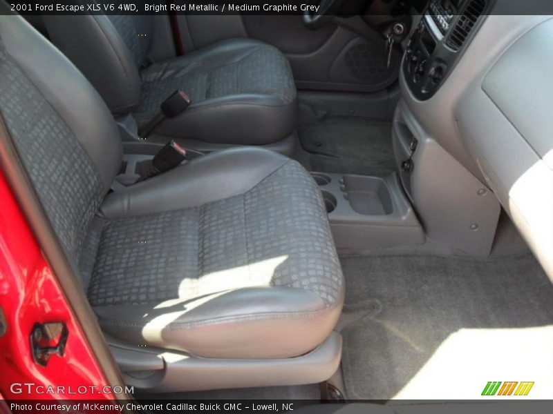 Bright Red Metallic / Medium Graphite Grey 2001 Ford Escape XLS V6 4WD