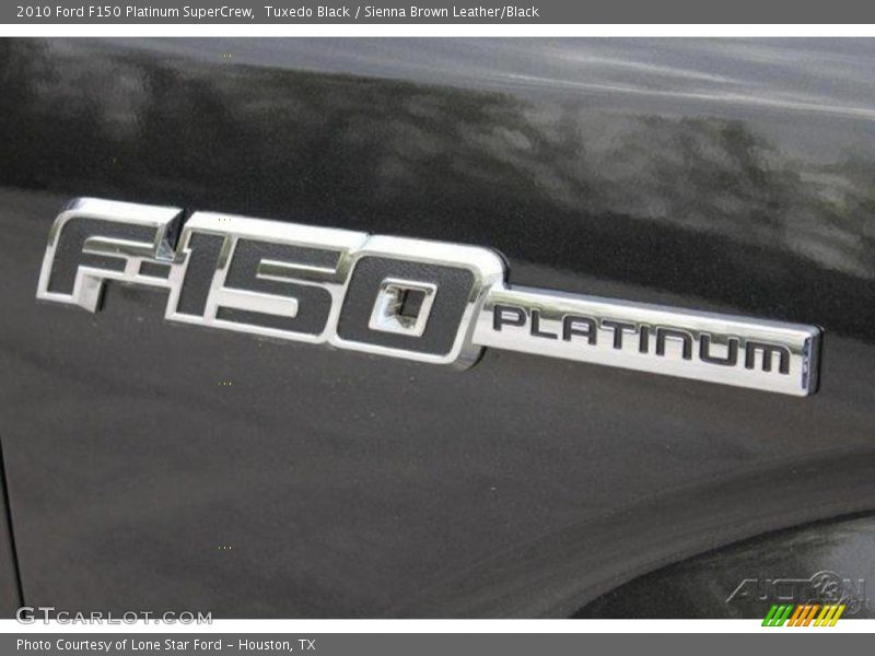 Tuxedo Black / Sienna Brown Leather/Black 2010 Ford F150 Platinum SuperCrew