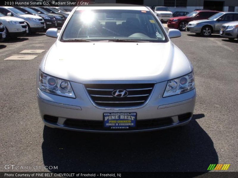 Radiant Silver / Gray 2010 Hyundai Sonata GLS