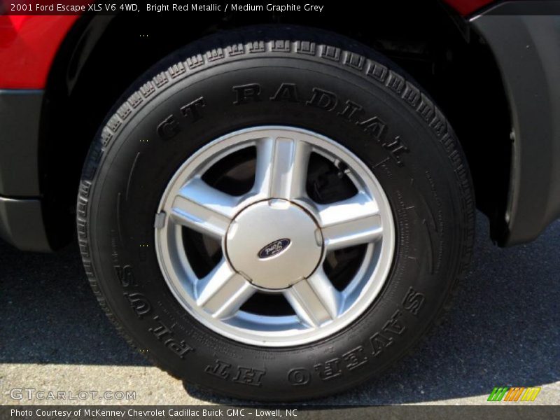 Bright Red Metallic / Medium Graphite Grey 2001 Ford Escape XLS V6 4WD
