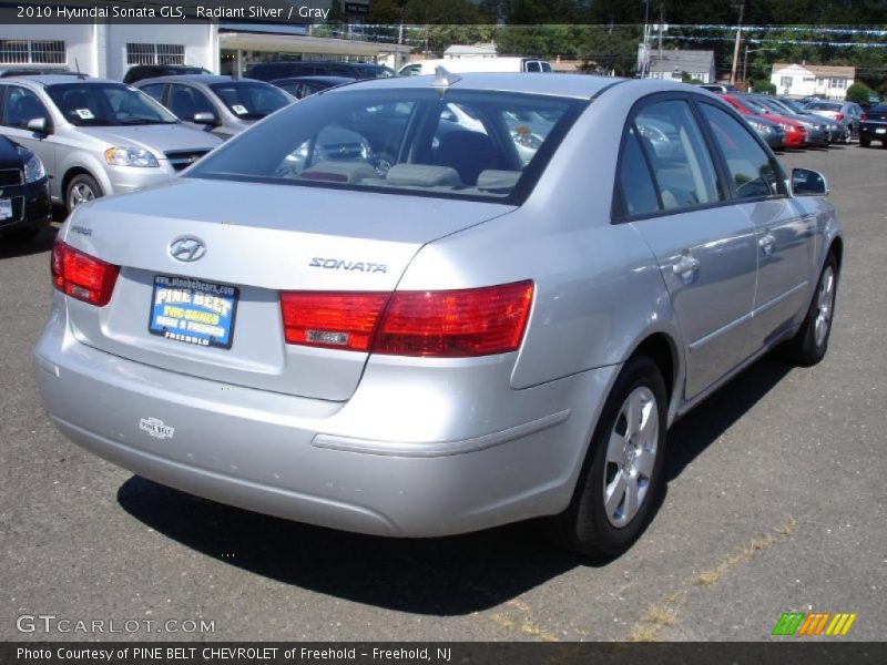 Radiant Silver / Gray 2010 Hyundai Sonata GLS