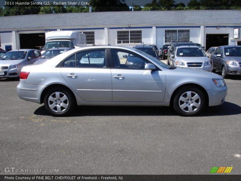 Radiant Silver / Gray 2010 Hyundai Sonata GLS
