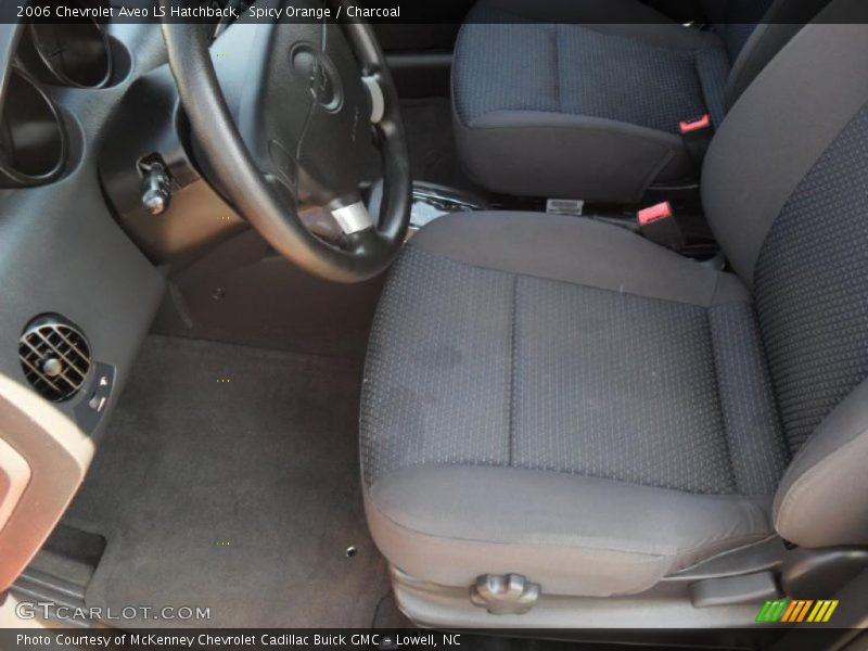 Spicy Orange / Charcoal 2006 Chevrolet Aveo LS Hatchback