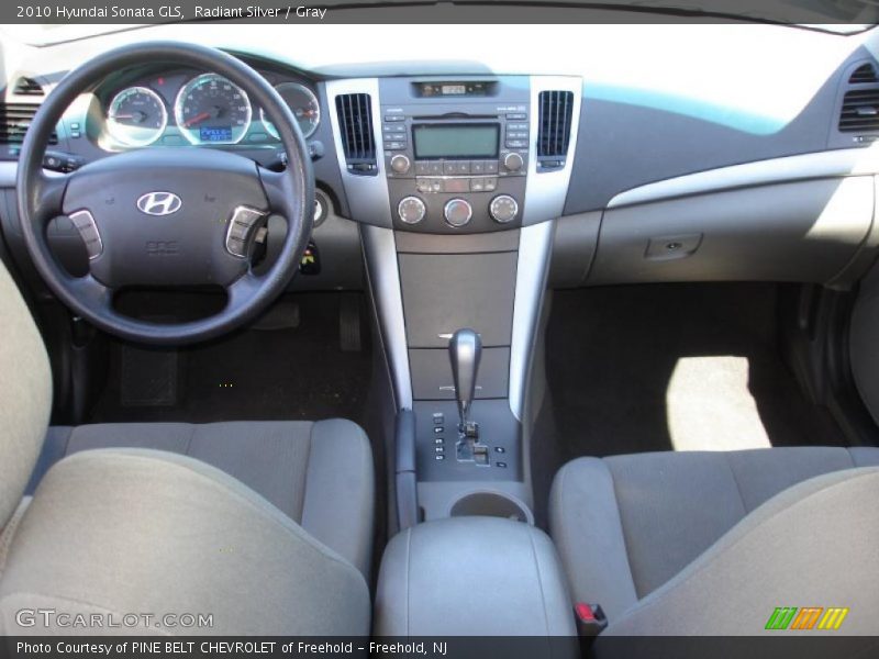 Radiant Silver / Gray 2010 Hyundai Sonata GLS