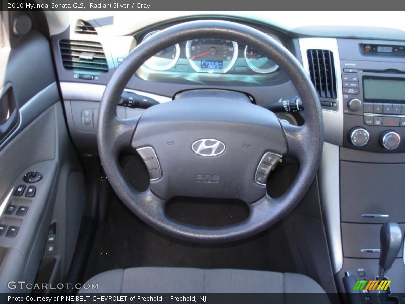 Radiant Silver / Gray 2010 Hyundai Sonata GLS