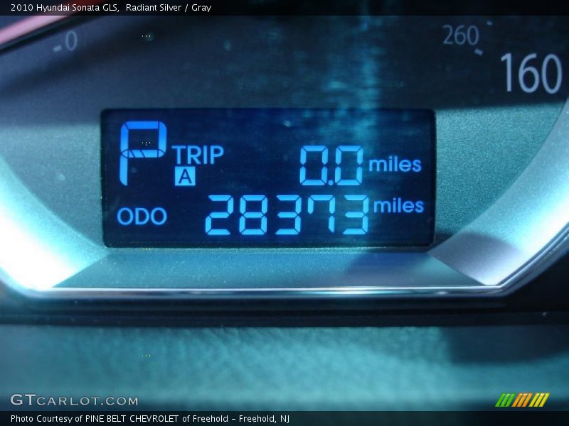 Radiant Silver / Gray 2010 Hyundai Sonata GLS