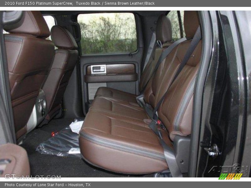 Tuxedo Black / Sienna Brown Leather/Black 2010 Ford F150 Platinum SuperCrew
