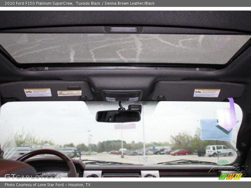 Tuxedo Black / Sienna Brown Leather/Black 2010 Ford F150 Platinum SuperCrew