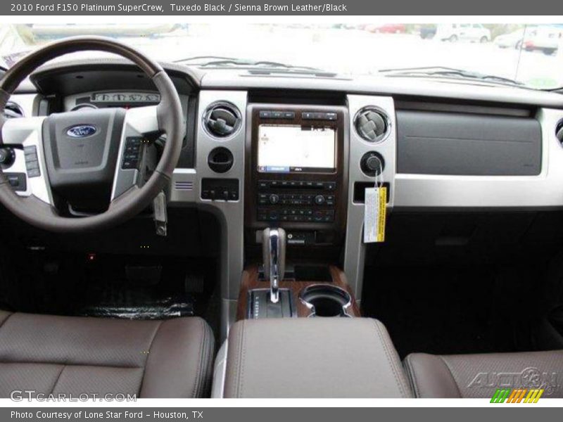 Tuxedo Black / Sienna Brown Leather/Black 2010 Ford F150 Platinum SuperCrew