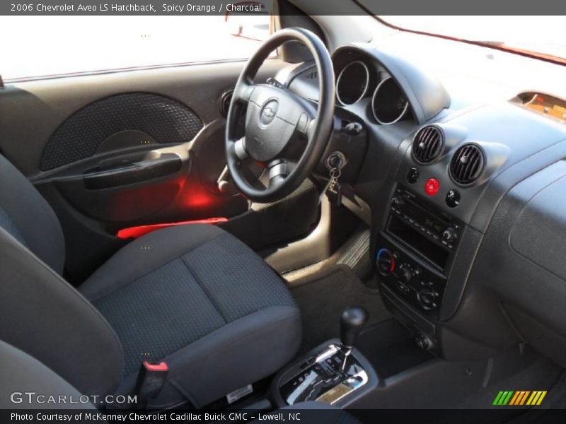 Spicy Orange / Charcoal 2006 Chevrolet Aveo LS Hatchback