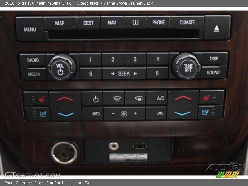 Tuxedo Black / Sienna Brown Leather/Black 2010 Ford F150 Platinum SuperCrew