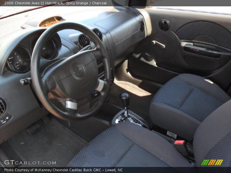 Spicy Orange / Charcoal 2006 Chevrolet Aveo LS Hatchback