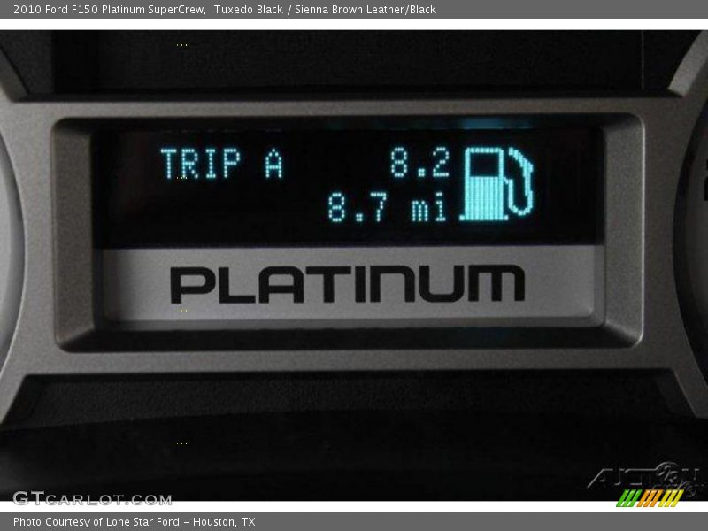 Tuxedo Black / Sienna Brown Leather/Black 2010 Ford F150 Platinum SuperCrew