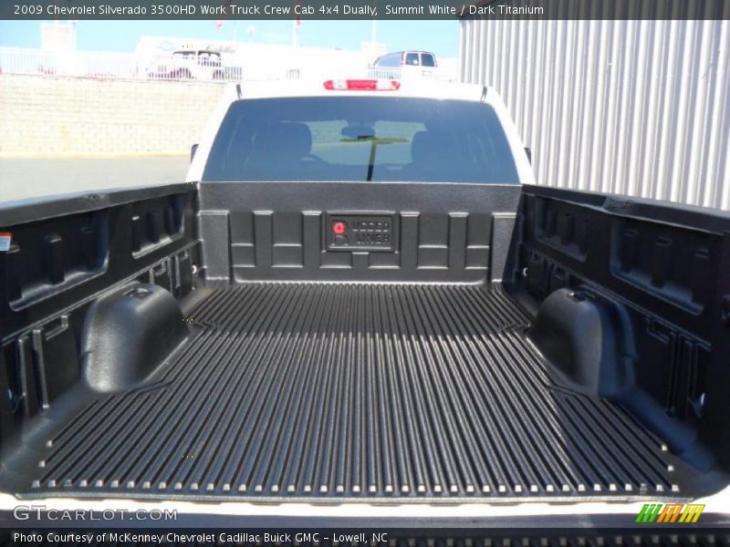 Summit White / Dark Titanium 2009 Chevrolet Silverado 3500HD Work Truck Crew Cab 4x4 Dually