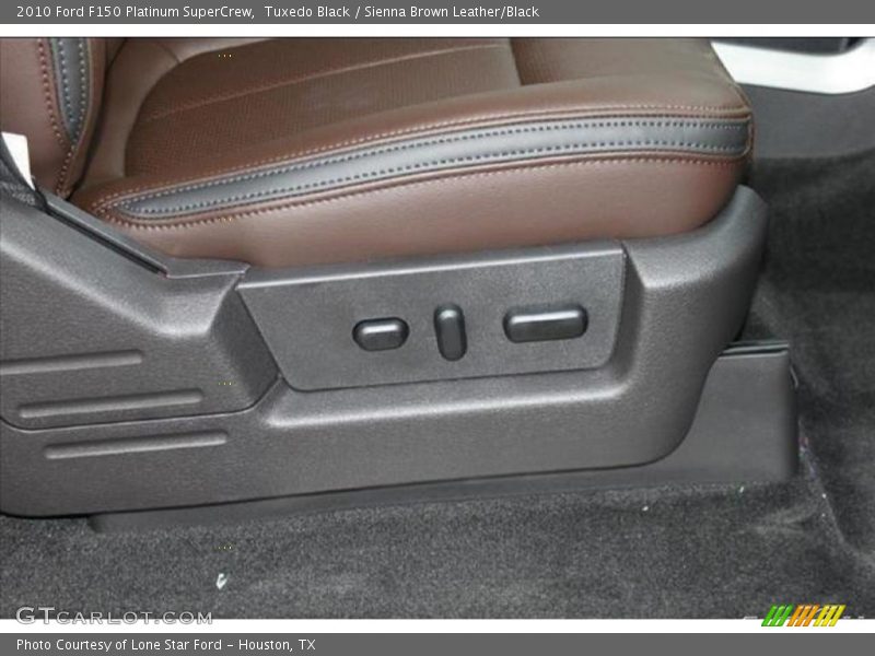 Tuxedo Black / Sienna Brown Leather/Black 2010 Ford F150 Platinum SuperCrew