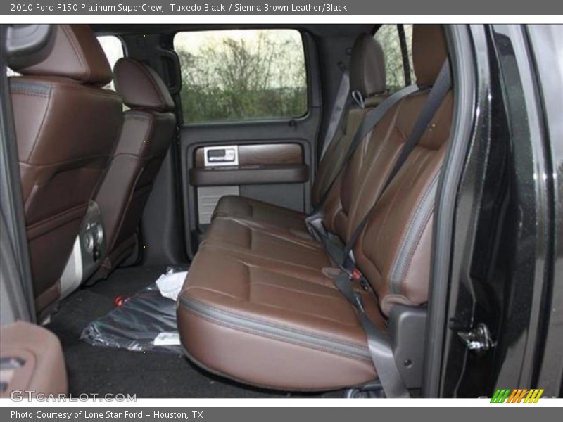 Tuxedo Black / Sienna Brown Leather/Black 2010 Ford F150 Platinum SuperCrew