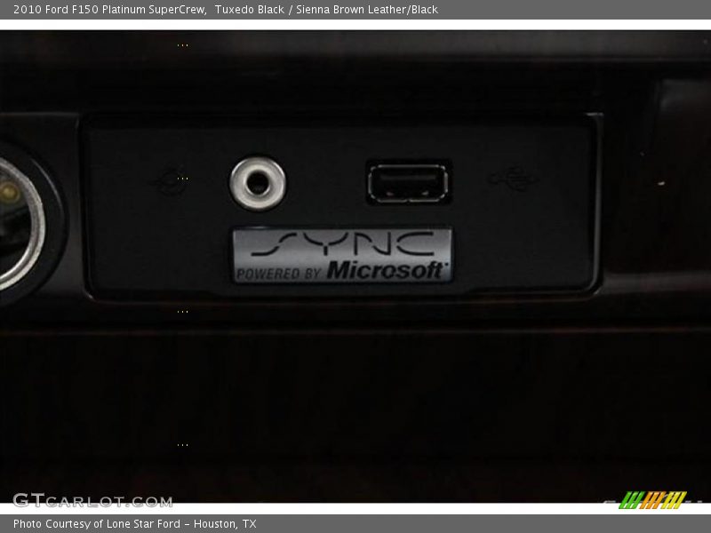 Tuxedo Black / Sienna Brown Leather/Black 2010 Ford F150 Platinum SuperCrew