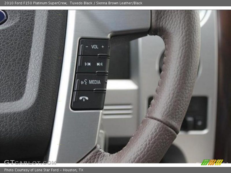 Tuxedo Black / Sienna Brown Leather/Black 2010 Ford F150 Platinum SuperCrew