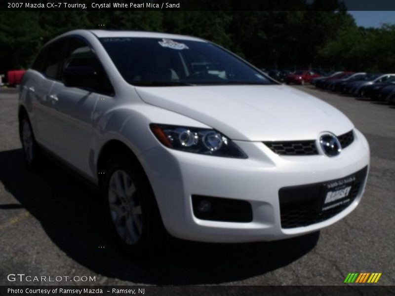 Crystal White Pearl Mica / Sand 2007 Mazda CX-7 Touring