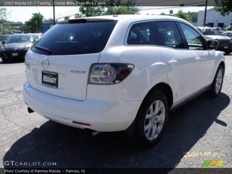 Crystal White Pearl Mica / Sand 2007 Mazda CX-7 Touring